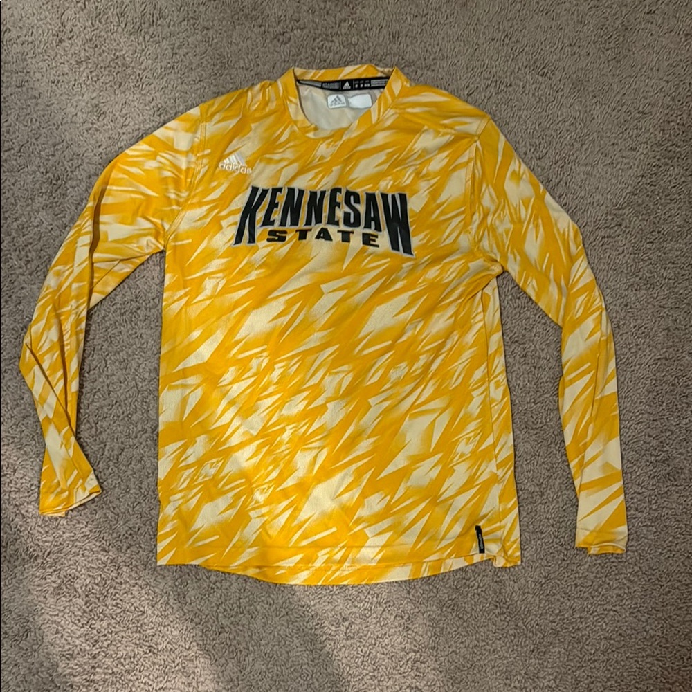 Yellow Kennesaw State Long Sleeve Shirt